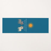 Everyday is brighter yogamatte (Vorderseite (Horizontal))