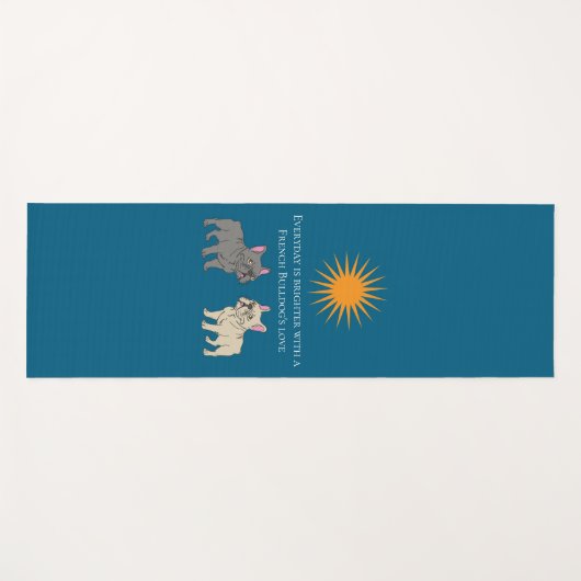 Everyday is brighter yogamatte (Vorderseite (Horizontal))