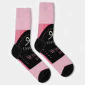 Everyday is Mothers Day Elegance Pink Bow Socks Socken (Rechts)
