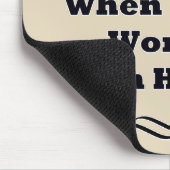 Everyday Is No Pants Day Mousepad (Ecke)