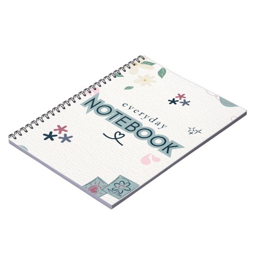 everyday love, notebook for daily notes notizblock (Linke Seite)