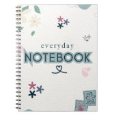 everyday love, notebook for daily notes notizblock (Vorderseite)