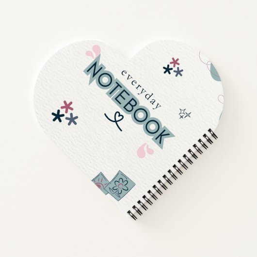 everyday love, notebook for daily notes notizblock (Rückseite)