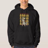 Everyday My Head Goes AAAAAH Pun Screaming Goat Hoodie (Vorderseite)