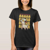 Everyday My Head Goes AAAAAH Pun Screaming Goat T-Shirt (Vorderseite)