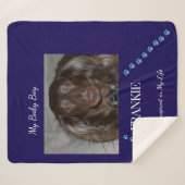 Everyday Pawprint Keepsake Sherpadecke (Vorderseite (Horizontal))