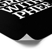 Everyone Agrees With Phee Funny Saying Quote Gift Poster (Ecke)