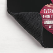 Everyone Eats From The Hands Of Undoented Workers  Mousepad (Ecke)