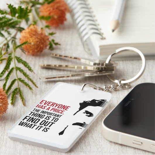 Everyone has a price schlüsselanhänger (Vorderseite rechts)