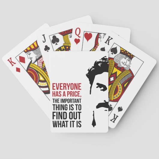 Everyone has a price spielkarten (Rückseite)