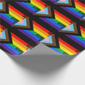 Everyone is Welcome Here (Progress Pride) Flag Geschenkpapier (Ecke)