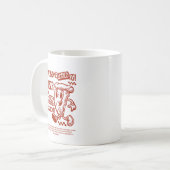 Everyone Loved Pizza time :-)  Kaffeetasse (Vorderseite Links)