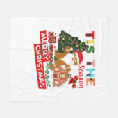 Everyone Loves A At Christmas Christmas Santas Com Fleecedecke (Vorderseite (Horizontal))