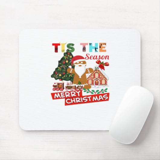 Everyone Loves A At Christmas Christmas Santas Com Mousepad (Mit Mouse)