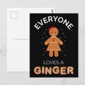 Everyone Loves A Ginger III Postkarte (Vorne/Hinten)