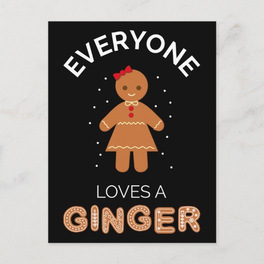 Everyone Loves A Ginger III Postkarte (Vorderseite)