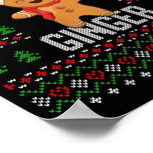 Everyone Loves A Ginger Red Hair Ugly Christmas Gi Poster (Ecke)