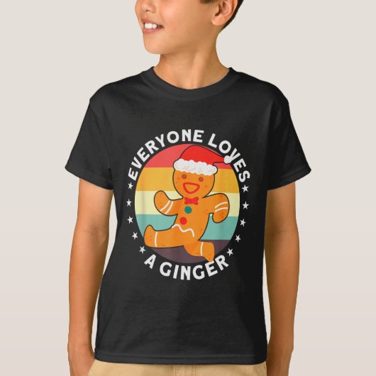 Everyone Loves A Ginger Tee Redhead Gingerbread Ch (Vorderseite)