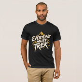 Everyone Must Trek Mountain Logo  T-Shirt (Vorne ganz)