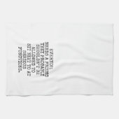 EVERYONE NEEDS A FRIEND THEY PROBABLY SHOULDN’T BE GESCHIRRTUCH (Horizontal)