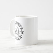 Everyone's Favorite Ginger T Funny Gingerbread Man Kaffeetasse (Vorderseite Links)
