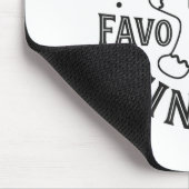 Everyone's Favorite Ginger T Funny Gingerbread Man Mousepad (Ecke)