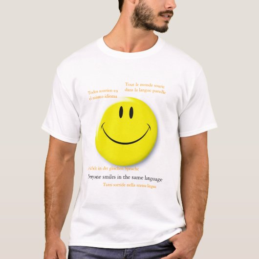 EverySmilesSameLanguage T-Shirt (Vorderseite)