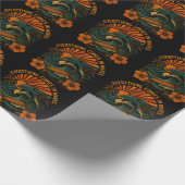 Everything Comes In Waves Retro Geschenkpapier (Ecke)