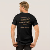 "Everything Else Is Easy" Tri-Blend Shirt (Rückseite voll)