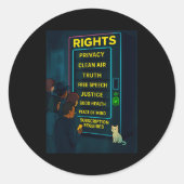 Everything For A Price Funny Satire Gift  Runder Aufkleber (Vorderseite)