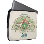 Everything Grows in THE SHIRE™ Laptopschutzhülle (Vorne Rechts)