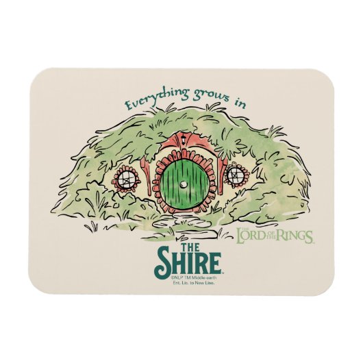 Everything Grows in THE SHIRE™ Magnet (Horizontal)