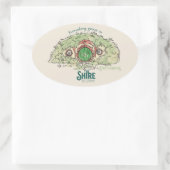 Everything Grows in THE SHIRE™ Ovaler Aufkleber (Tasche)