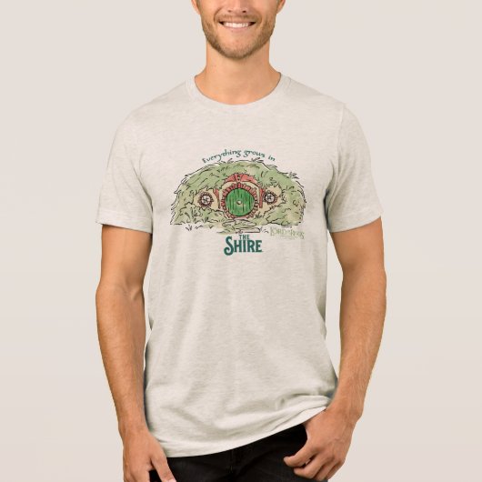 Everything Grows in THE SHIRE™ Tri-Blend Shirt (Vorderseite)