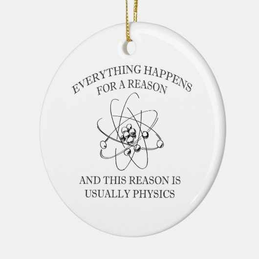 Everything Happens For A Reason Keramik Ornament (Links)