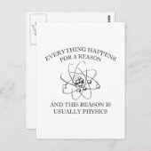 Everything Happens For A Reason Postkarte (Vorne/Hinten)