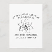 Everything Happens For A Reason Postkarte (Vorderseite)