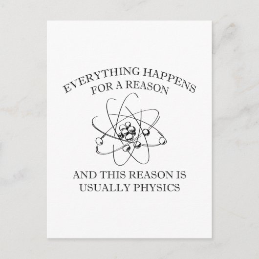 Everything Happens For A Reason Postkarte (Vorderseite)