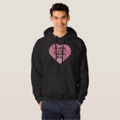 Everything I Am – Soft Floral Typography Art Hoodie (Vorne ganz)