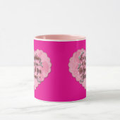 Everything I Am – Soft Floral Typography Art Tasse (Zentrum)