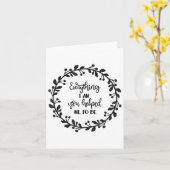 Everything I Am You Helped Me To Be Quote Motivati Karte (Gelbe Blume)