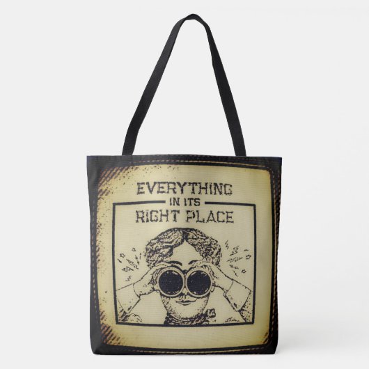 Everything in Its Right Place Tote Tasche (Vorderseite)