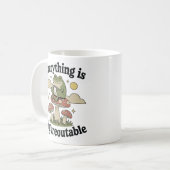 Everything is figureoutable frog with coffee kaffeetasse (Vorderseite Links)