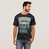 Everything Is Fine (Cracked Smile) T-Shirt (Vorne ganz)