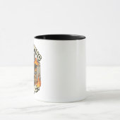 Everything Is Fine | Funny Skeleton Dumpster Fire  Tasse (Zentrum)