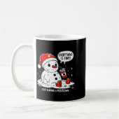 Everything Is Fine Just Having Meltdown Christmas Kaffeetasse (Links)