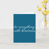 Everything Kindness Design Karte (Gelbe Blume)