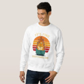 Everything’s Fine – Calm in Chaos Meme Art Sweatshirt (Vorne ganz)