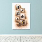 Everything Starts at the Bottom  Canvas Print Leinwanddruck (Insitu (Holzboden))
