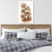 Everything Starts at the Bottom  Canvas Print Leinwanddruck (Insitu (Schlafzimmer))